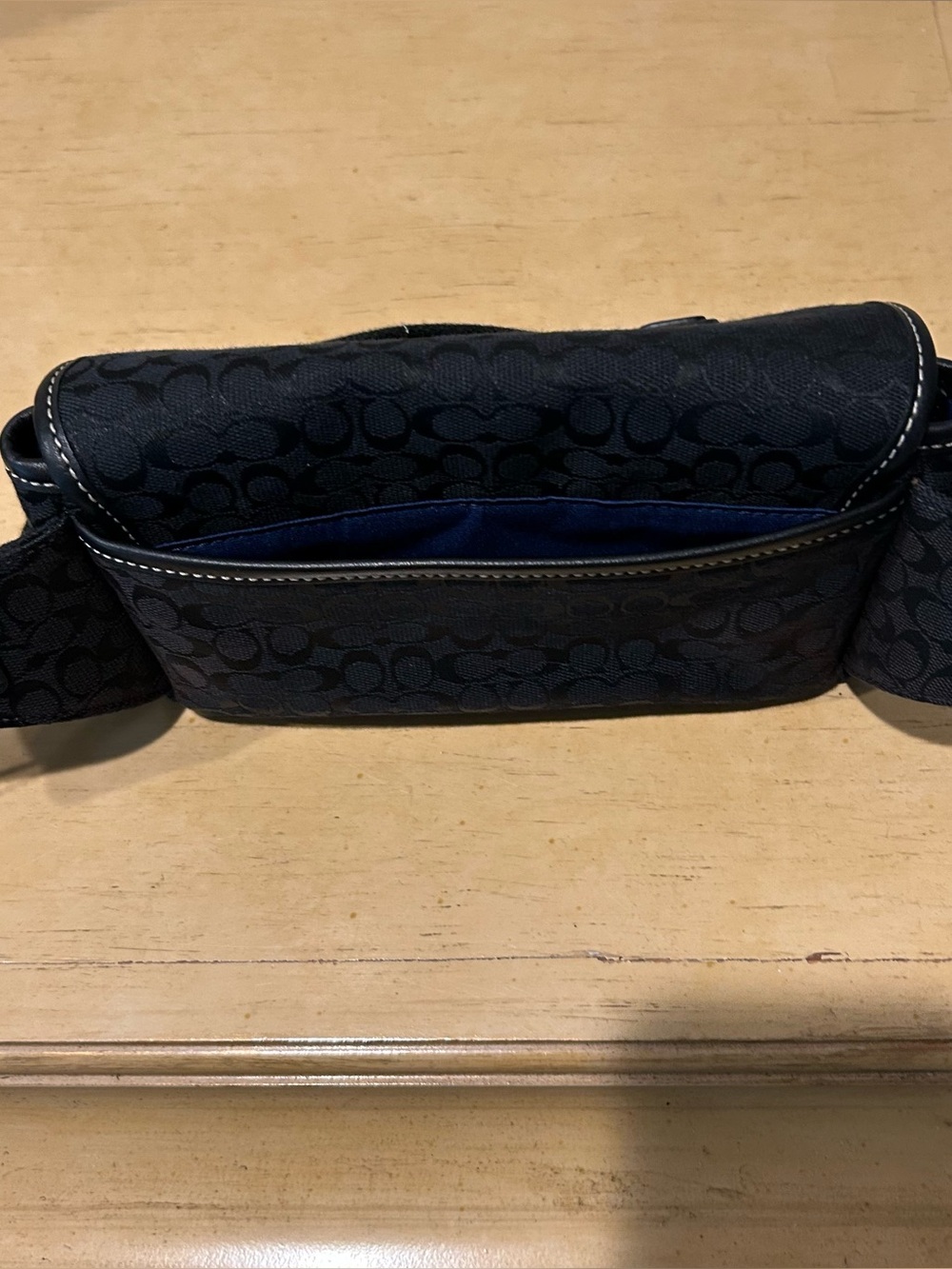 Signature vintage bon voyage women’s coach Y2K canvas belt bag - Picture 10 of 16